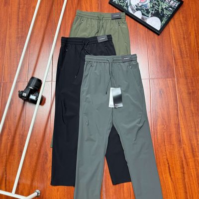 Premium Quality Lululemon Trousers Black Polyester Casual Style