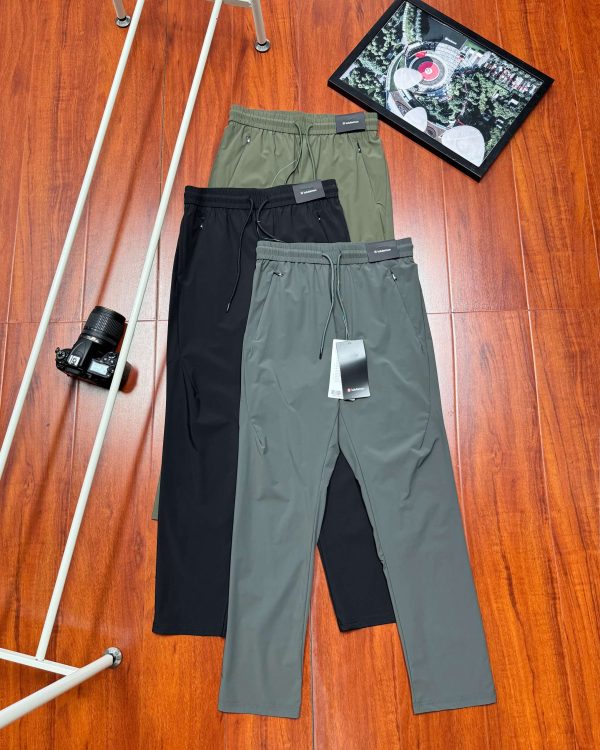 Premium Quality Lululemon Trousers Black Polyester Casual Style