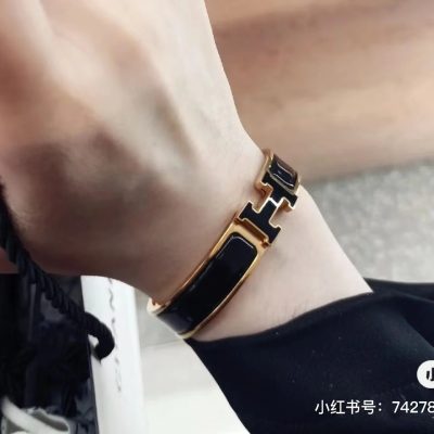 Premium Quality Herm???S Bracelet Gold Elegant Style