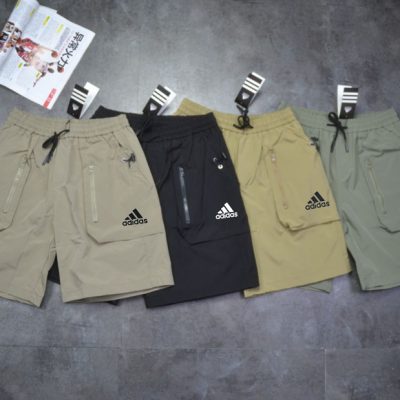 Premium Adidas Shorts Black Logo Luxury
