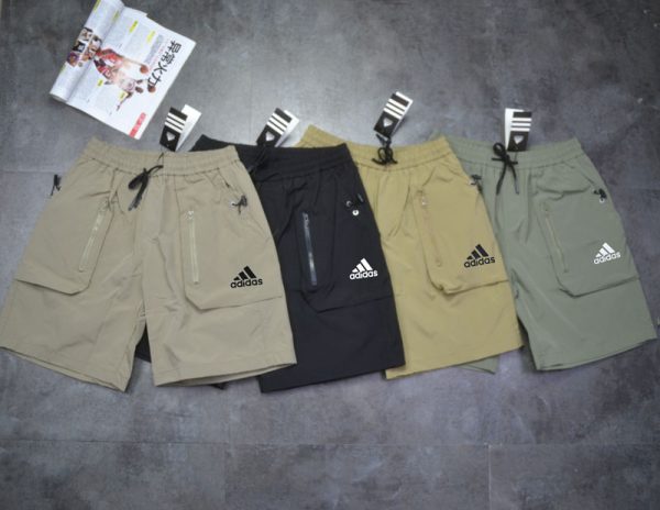 Premium Adidas Shorts Black Logo Luxury