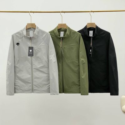 Premium Quality Descente Coats Black Breathable Luxury