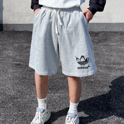 Premium Adidas Shorts Black Print Collection