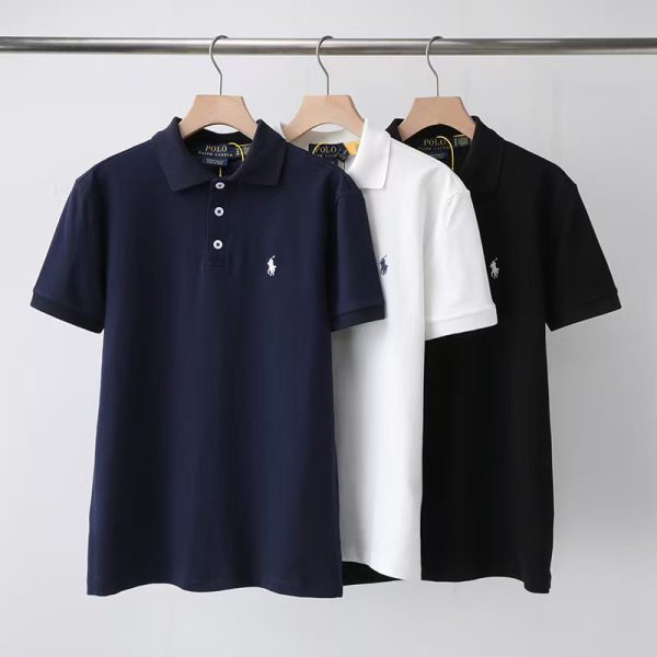 Best Selling Ralph Lauren T-Shirts White Cotton Classic Collection