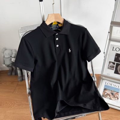 Best Selling Ralph Lauren Short-Sleeved T-Shirts White Cotton Classic Collection