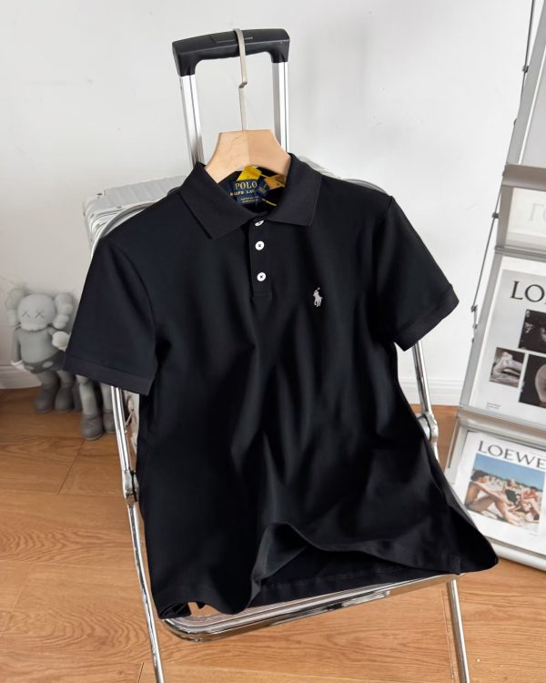 Best Selling Ralph Lauren Short-Sleeved T-Shirts White Cotton Classic Collection