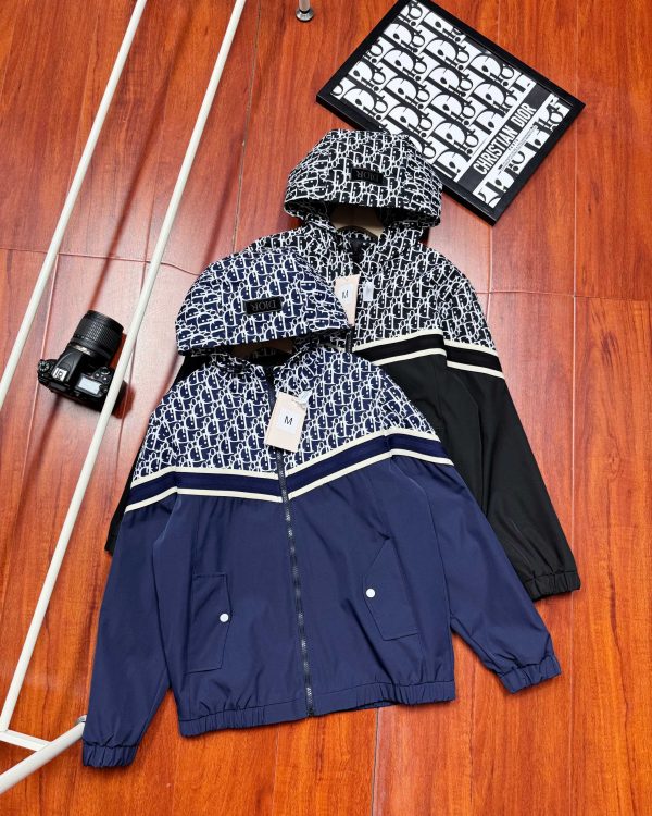 Premium Dior Coat Black Jacquard Collection