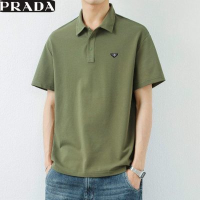 Luxury Prada Short-Sleeved Shirts Black Luxury