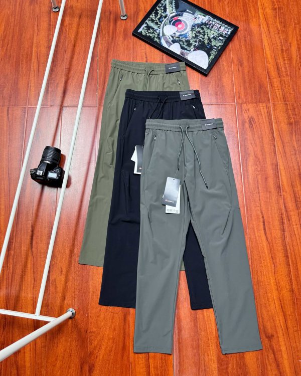 Best Selling Lululemon Trousers Black Polyester Casual Luxury