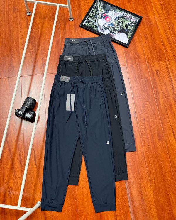 Premium Quality Lululemon Trousers Black Nylon Casual Luxury