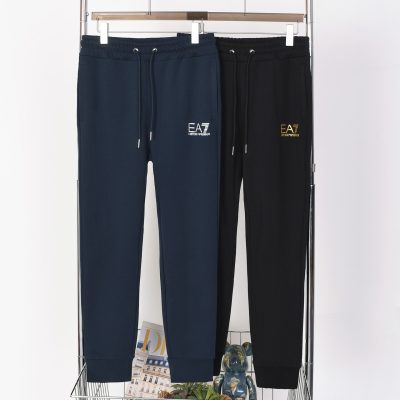 Premium Armani Trousers Black Cotton Style