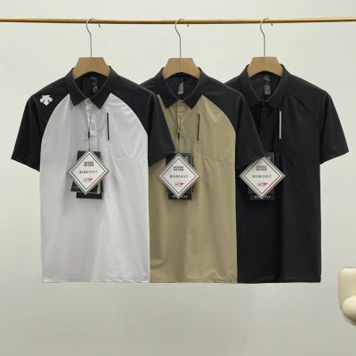 Best Selling Descente Short-Sleeved T-Shirts Black Breathable Collection