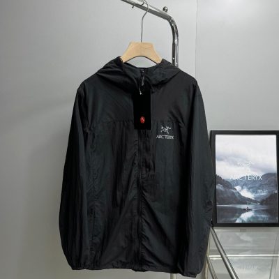 Premium Quality Ami Jackets Black Nylon Casual Style