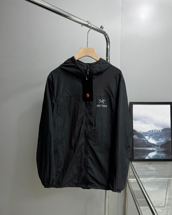 Premium Quality Ami Jackets Black Nylon Casual Style