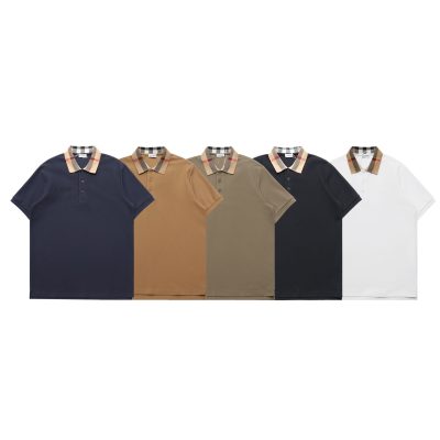 Premium Quality Burberry Short-Sleeved T-Shirts Black Cotton Classic Style