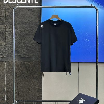 Premium Quality Descente Short Sleeves Black Washed Collection