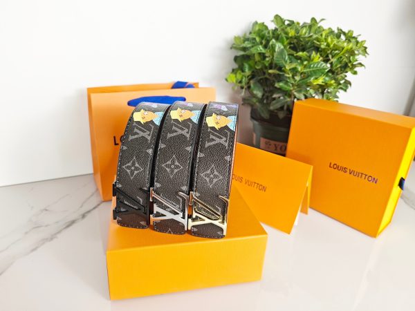 Premium Quality Louis Vuitton Belt Black Classic Style