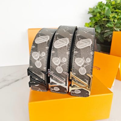 Luxury Louis Vuitton Belt Black Classic Luxury
