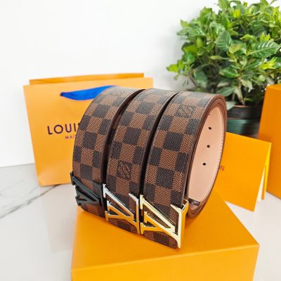Premium Quality Louis Vuitton Belt Brown Classic Collection