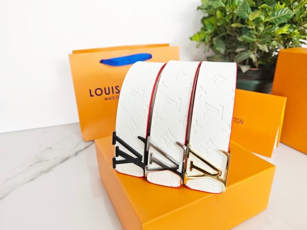 Premium Quality Louis Vuitton Belt White Classic Luxury