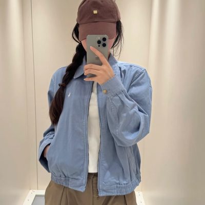 Best Selling Ralph Lauren Coat Blue Cotton Classic Style
