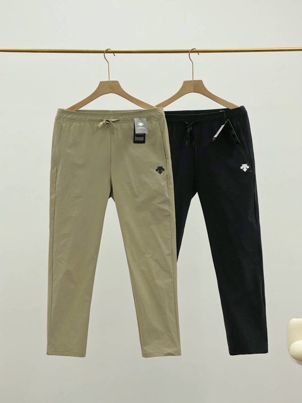 Premium Descente Trousers Black Solid Luxury