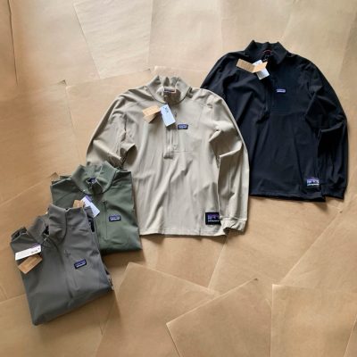 High Quality Patagonia Long Sleeves Black Solid Style