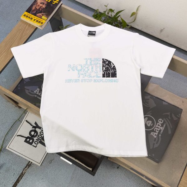 Luxury The North Face Short Sleeves Black Cotton Logo Collection