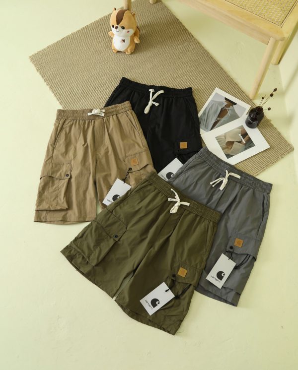 Luxury Carhartt Shorts Black Sporty Collection