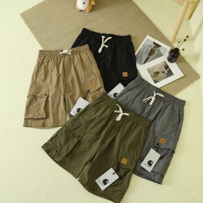 Luxury Carhartt Shorts Black Sporty Collection