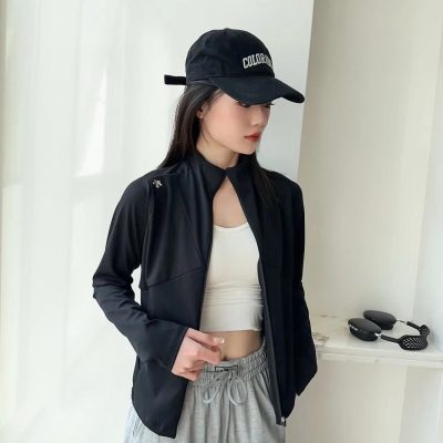 Best Selling Descente Long Sleeves Black Breathable Luxury