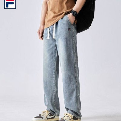 High Quality Fila Jeans Blue Silk Casual Collection