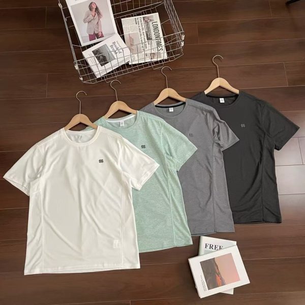 Premium Descente Short Sleeves Gray Polyester Urban Collection