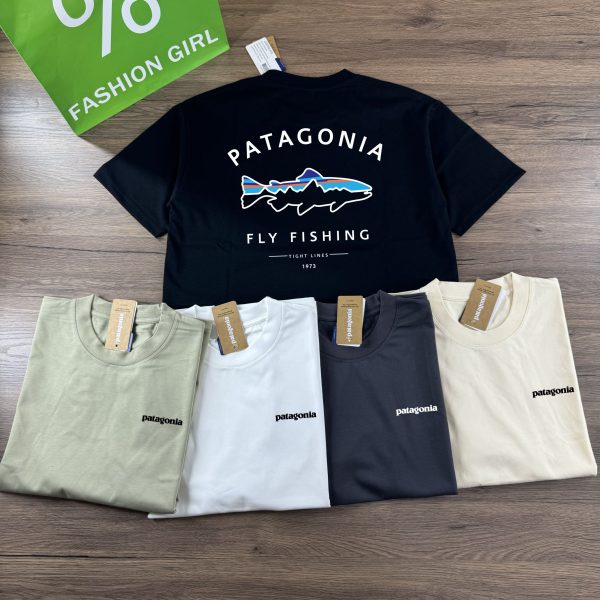 Best Selling Patagonia Short Sleeves Black Cotton Classic Luxury
