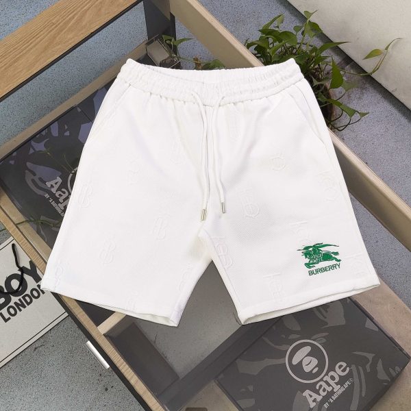 Premium Burberry Shorts Black Jacquard Style