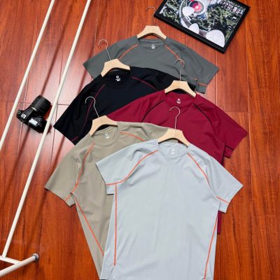 High Quality Lululemon Short Sleeves Black Breathable Collection