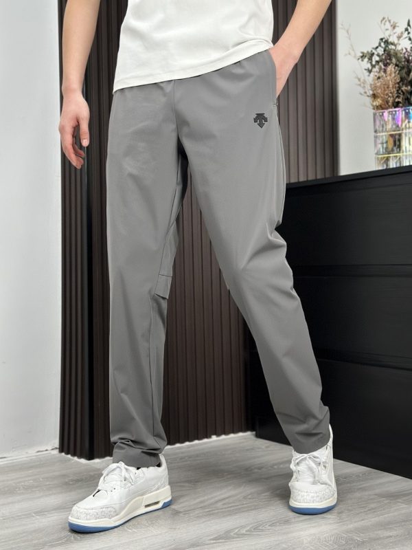 Premium Quality Descente Trousers Black Cotton Breathable Luxury