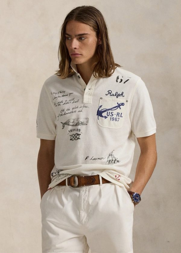 High Quality Ralph Lauren T-Shirts White Embroidered Style