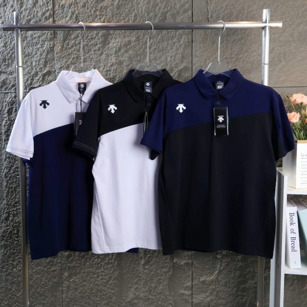 Best Selling Descente Short-Sleeved Blue Elegant Collection