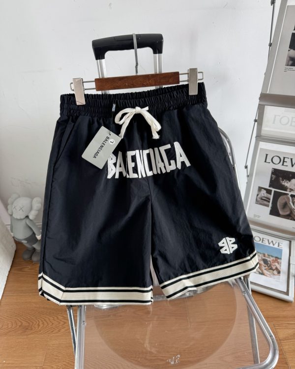 Premium Quality Balenciaga Shorts Black Classic Luxury
