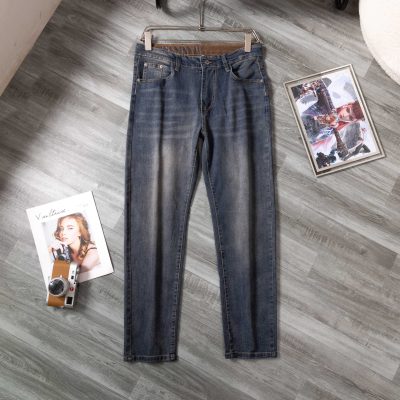 Luxury Prada Trousers Blue Denim Vintage Luxury