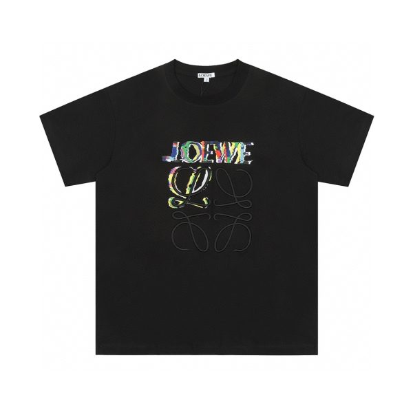 Premium Loewe Short Sleeves Cotton Logo Collection
