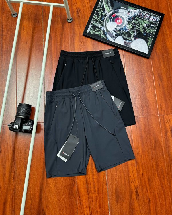 Luxury Lululemon Shorts Black Spandex Casual Style