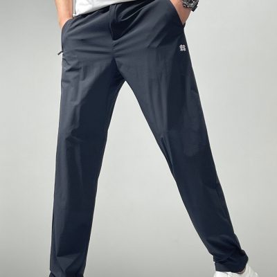 Premium Quality Boss Casual Pants Black Nylon Casual Luxury