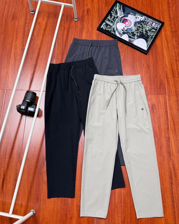 Premium Lululemon Trousers Black Nylon Casual Collection