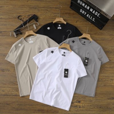 Premium Descente Short Sleeves Black Casual Collection