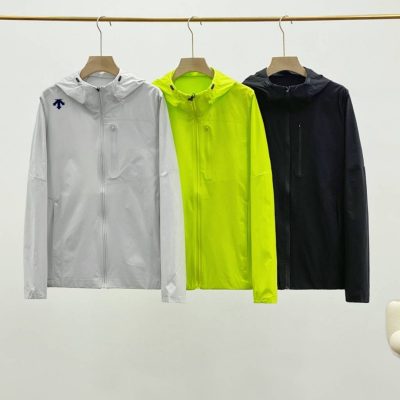 Premium Descente Jackets Gray Silk Breathable Style