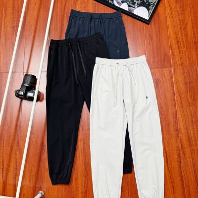 Premium Lululemon Trousers Black Nylon Casual Collection