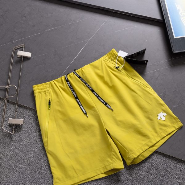 Premium Descente Shorts Black Patchwork Collection