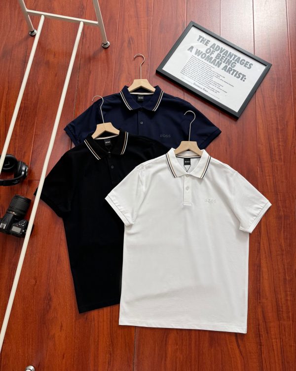 High Quality Boss Short-Sleeved Black Classic Collection